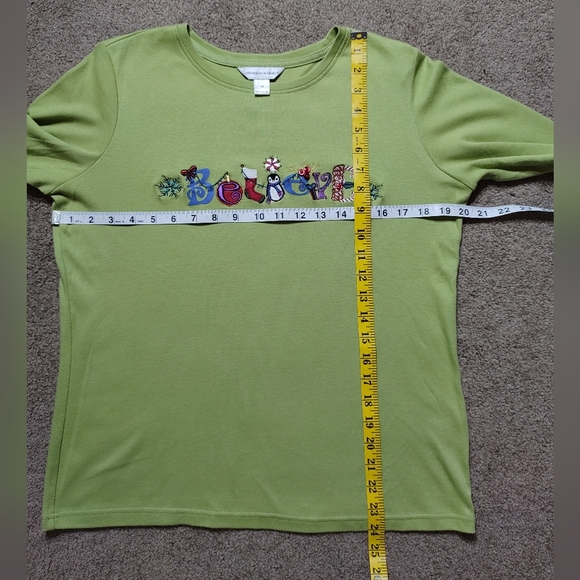 CHRISTOPHER & BANKS "Believe" Tee - Picture 7 of 7